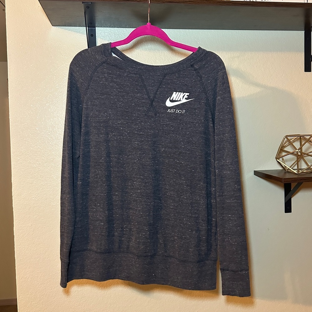Nike Charcoal Gray Crewneck Sweatshirt
